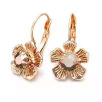 Diamond Sky Jewelry Auskarai „Colorful Splendor (Rose Gold)“ su Swarovski® kristalais