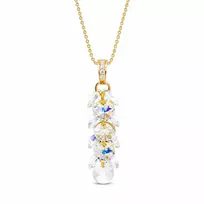 Diamond Sky Jewelry Sidabrinis pakabukas „Flamenco (Aurora Borealis)“ su Swarovski® kristalais