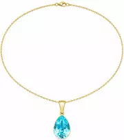 Diamond Sky Jewelry Sidabrinis pakabukas „Crystal Drop (Aqua Bohemica)“ su Preciosa® kristalais
