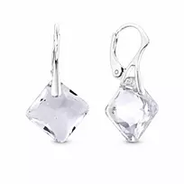 Diamond Sky Jewelry Sidabriniai auskarai „Shimmer“ su Swarovski® kristalais