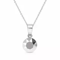 Diamond Sky Jewelry Sidabrinis pakabukas „Classic (Light Chrome)“ su Swarovski® kristalais