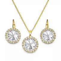 Diamond Sky Jewelry Papuošalų rinkinys moterims „Clarice“ su Swarovski® kristalais