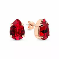 Diamond Sky Jewelry Auskarai „Venus II (Siam)“ su Swarovski® kristalais