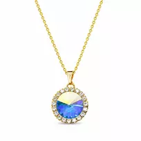Diamond Sky Jewelry Pakabukas „Clarice (Aurora Borealis)“ su Swarovski® kristalais