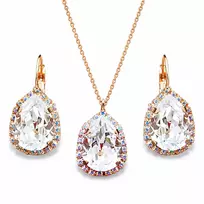 Diamond Sky Jewelry Papuošalų rinkinys moterims „Celestial Drop III“ su Swarovski® kristalais