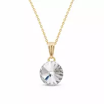Diamond Sky Jewelry Pakabukas „Clarice II (Sidabrinis Night)“ su Swarovski® kristalais
