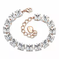 Diamond Sky Jewelry Apyrankė moterims DiamondSky „Princess“ su Swarovski kristalais