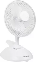 Blow 44-062# Stalinis ventiliatorius 6"/15cm klips 25w 2w1 balta
