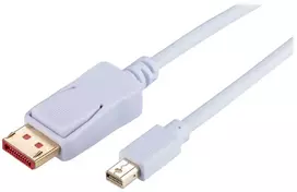 LinkIT Mini DisplayPort į HDMI 1 m Balta, versija 1.2