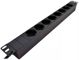 LinkIT 19" maitinimo bėgelis 8xCEE 7/4 2m CEE 7/7, 16A, 1U
