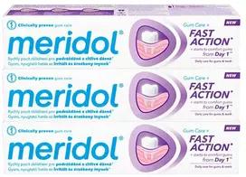 Meridol Fast Action Dantų pasta Trio - Zubní pasta 75ml