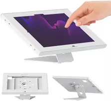 Laikiklis reklamowy do tabletu Maclean, su blokadą. 12.4"-13", iPad Air/ Pro, Samsung Tab S10+/S9+/S8+/S7+, 257x350x22mm, MC-956 W