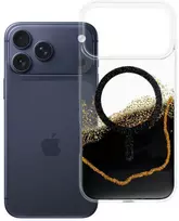 Dėklas Oem Case for iPhone 18 Pro Max / 17 Pro Max Golden compatible with MagSafe juodas