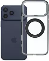 Dėklas Oem Case for iPhone 18 Pro Max / 17 Pro Max Frame Circle Stand compatible with MagSafe juodas