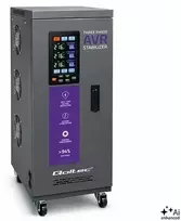 Qoltec Trifazis įtampos stabilizatorius AVR MULTIPROTECTION |10kVA | Tikslumas ± 3% | Servovariklis 3F | LCD | Expert Line
