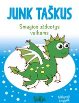 KNYGA Junk taškus. Smagios užduotys vaikams (Mėlynoji knygelė)