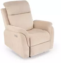 Fotelis GALEON elektrinė poilsio kėdė, smėlio spalvos