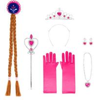 Princesė Ana papuošalų rinkinys ir pirštinės, 8 vnt. Elza