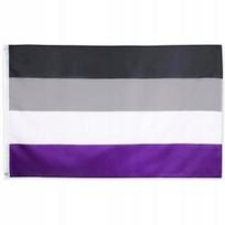 LGBT DIDELĖ vaivorykštės vėliava 90x150cm ASEKSUALUMAS F10, LGBT DIDELĖ vaivorykštės vėliava 90x150cm ASEKSUALUMAS F10