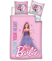aikiškas patalynės komplektas Barbie Follow Your Heart, 100×135, 2 dalių