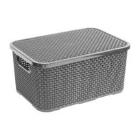 Branq dėžė su dangčiu Rattan, 10 l