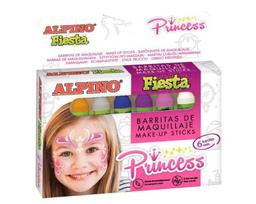 Kreidutės grimui Alpino Fiesta Princess, 6 spalvos