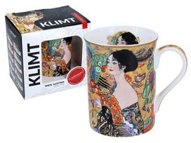 Carmani puodelis G.Klimt Classic Dama su vėduokle, 400 ml