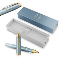 Plunksna - kaligrafijos plunksna - kalamas - bambukas - Parker Stylo IM Rituals turkio žalios spalvos rašiklis