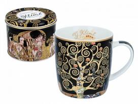 Puodelis G.Klimt Medis metalinė dėžutė