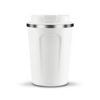 Terminis puodelis Asobu Cafe Compact, 380 ml, baltas