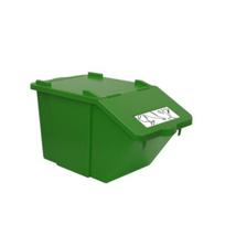 Atliekų rūšiavimo konteineris 45L, žalias