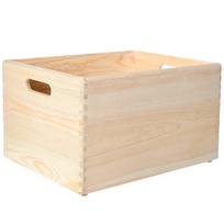 Creative Deco XXL didelė medinė dėžė, 40x30x24 cm