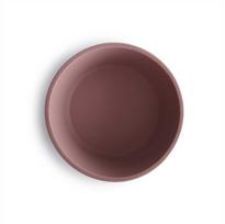 MUSHIE silikoninis dubenėlis limpančiu dugnu, Cloudy Mauve, MUSHIE silikoninis dubenėlis limpančiu dugnu, Cloudy Mauve