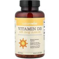 NatureWise, Vitaminas D3, 125 mcg (5000 TV), 360 minkštųjų gelių