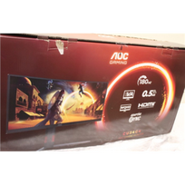 SALE OUT. AOC CU34G4 Curved 34" 3440x1440/21:9/1ms HDMI, DisplayPort, USB, Audio out | SALE OUT. AOC | CU34G4 | 34 " | Fast VA | UWQHD | 21:9 | 180 Hz | 1 ms | 3440 x 1440 pixels | 300 cd/m² | HDMI ports quantity 2 | Black | Warranty 28 month(s) | DAMAGED PACKAGING, CRACKED STAND (LEG)