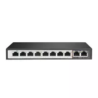 Extralink EX.14312 tinklo komutatorius Ne-valdomas L2 Gigabit Ethernet (10/100/1000) Maitinimas per Eternetą (PoE) Juoda