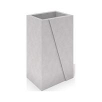 Baltas betoninis vazonas Inter-Play Deco 02