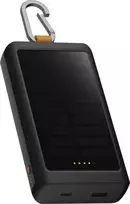 Xtorm Go2 Solar Power Bank 20W 10 000 mAh su žibintuvėliu - juoda