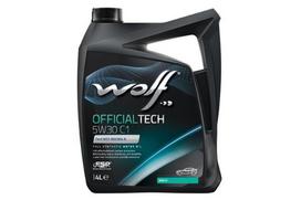 Variklinėje alyvoje WOLF OFFICIALTECH 5W30 C1 4L ACEA C1-10,WSS-M2C934-B