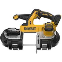 Dewalt DCS378N-XJ 18V XR bešepetinis juostinis pjūklas, be korpuso, 83mm, 0-171 m/min, 12x899mm, reguliuojamas greitis, LED šviesa