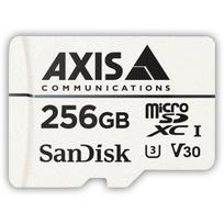 Axis atminties kortelė 02021-001 256GB, MicroSDXC, UHS, skaitymo greitis 100MB/s, rašymo greitis 50MB/s, UHS greičio klasė 3