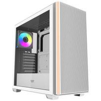 Darkflash DS900WS kompiuterio korpusas, baltas, 4x ARGB ventiliatoriai, ATX/M-ATX/ITX, 7 lizdai, USB 3.0 x1, USB 2.0 x2, HD Audio