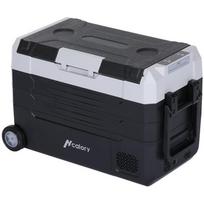 Hcalory D55M+ automobilinis šaldytuvas, 55L, -20°C iki 20°C, 50W, Bluetooth, dviejų zonų, ECO, 12/24V