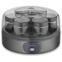 Severin JG 3510 10003510000, jogurto gaminimo aparatas, 18W, 1.05L, 7x150ml, tamsus nerūdijantis plienas