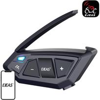 Ejeas MS20 motociklo interkomas, 20 vairuotojų, Bluetooth 5.1, Mesh, 3000m, IP67, CVC, 1200mAh, 17h