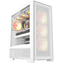 DarkFlash AIRNOVA WHT (+3F) kompiuterio korpusas, Big Tower, baltas, E-ATX/ATX/M-ATX/ITX, 3x120mm ventiliatoriai, 2xUSB 3.0