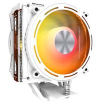Darkflash E400 PLUS White procesoriaus aktyvus aušinimas, 2 ventiliatoriai, 120 mm, PWM, ARGB, 235 W TDP, AM4/AM5