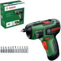 Bosch PSR Select 4V belaidis atsuktuvas 0603977100, 2x2,0Ah, USB, 210 aps./min, 7,5 Nm, 1/4" šešiakampis, 12 antgalių