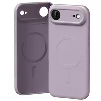 Mercury Semi-Silicone phone case with MagSafe support for iPhone 17 Air in purple