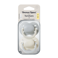 TOMMEE TIPPEE silikoninis čiulptukas CLOSER TO NATURE 0-2 mėn., 2 vnt., asort., 433660